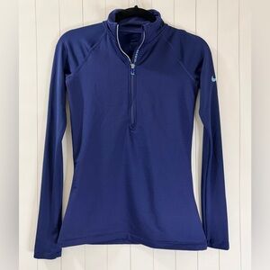 Nike Women's Deep Blue Long Sleeve Tee